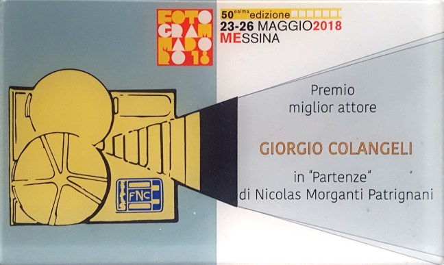 Targa - Premio Miglior Attore - Giorgio Colangeli - Partenze